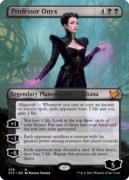 Professor Onyx Strixhaven- School of Mages Alternate Art